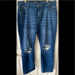 Fashion Nova Mom Jeans Dark Wash size 14 plus